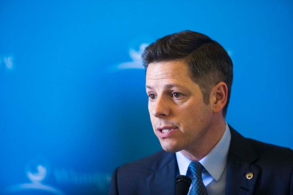 Mayor Brian Bowman argued he was faced with imposing a large property tax increase on citizens or cutting capital spending in the city's latest budget. (Mikaela Mackenzie / Winnipeg Free Press)