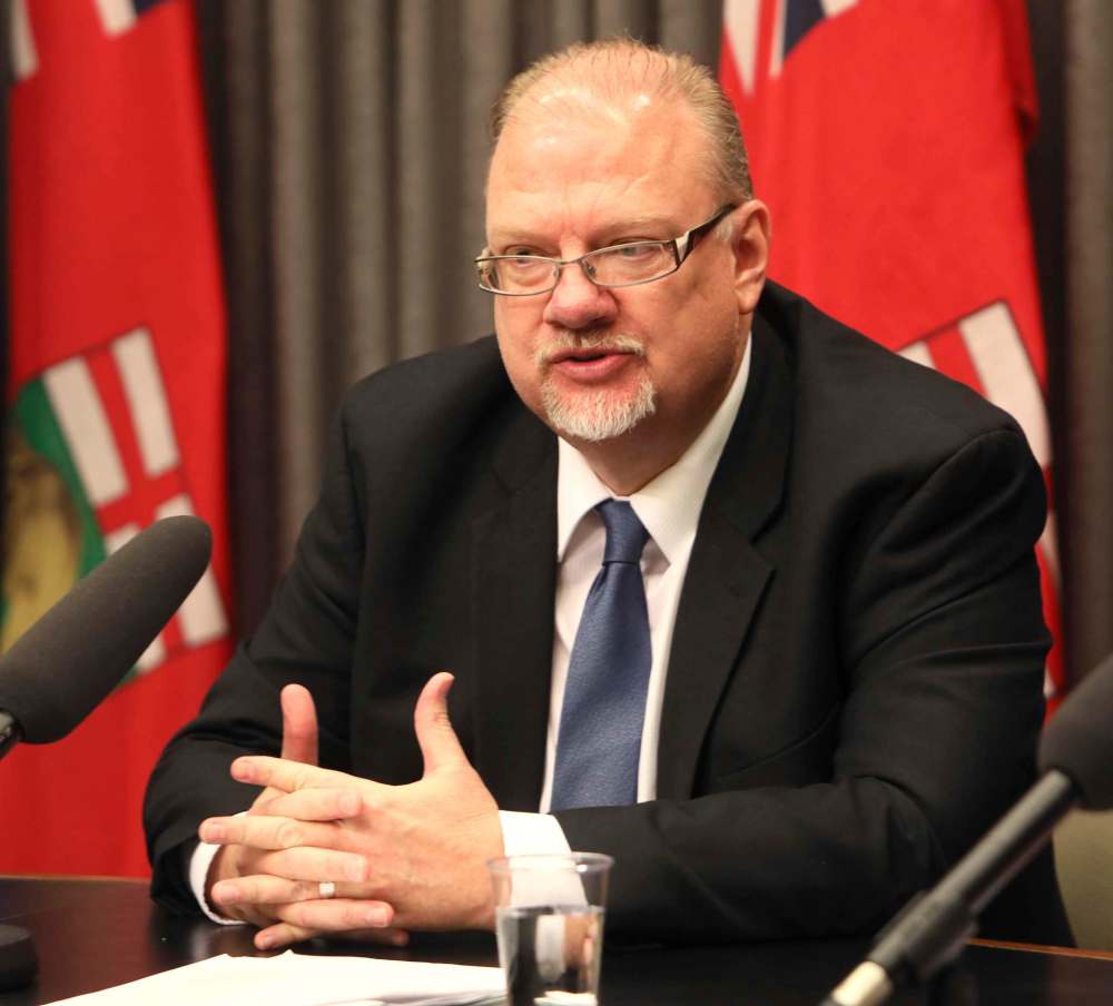 RUTH BONNEVILLE / WINNIPEG FREE PRESS FILES
Manitoba’s education minister Kelvin Goertzen told reporters that any school divisions that go over the province’s suggested two per cent cap on property tax increases this year will be subject to extra administration cost cutbacks.