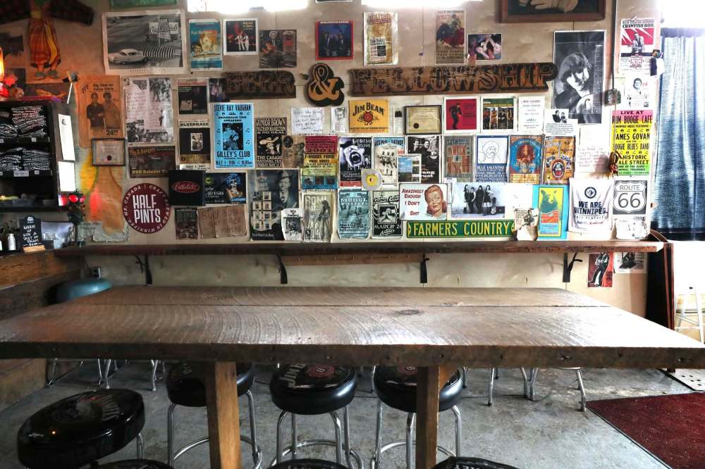 Don't worry: the iconic art on the wall won't be coming down. (Ruth Bonneville / Winnipeg Free Press)