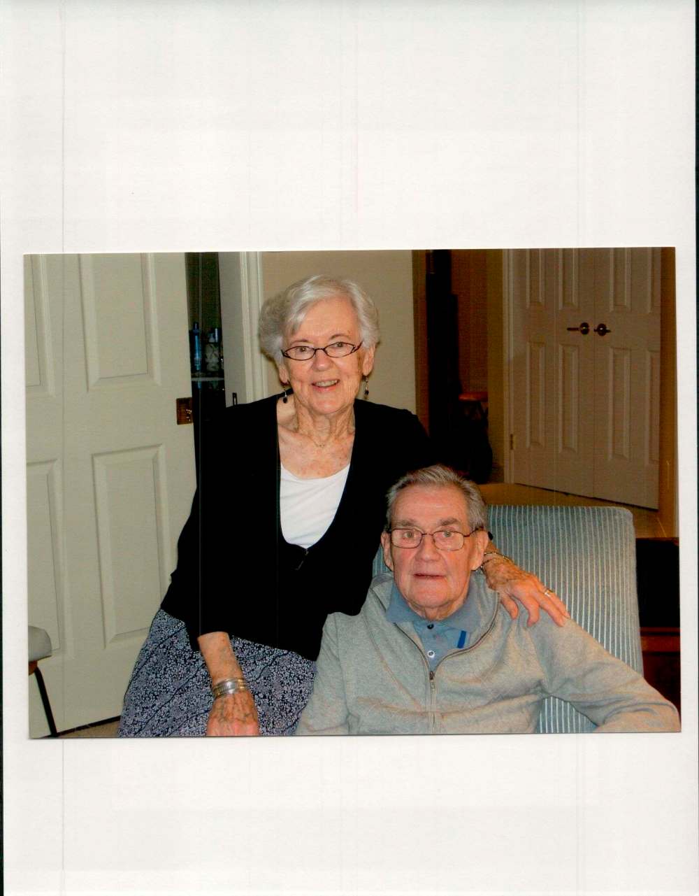 Nina and Tom Phillips celebrated 60 years of marriage before he died in 2010.