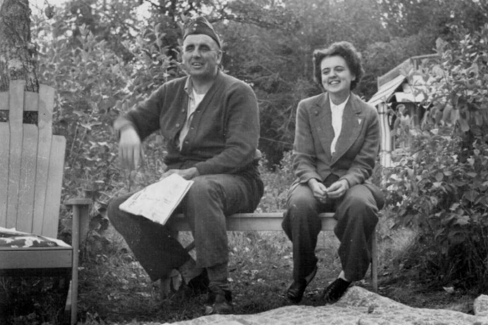 Nina and father Cecile in an undated photograph.