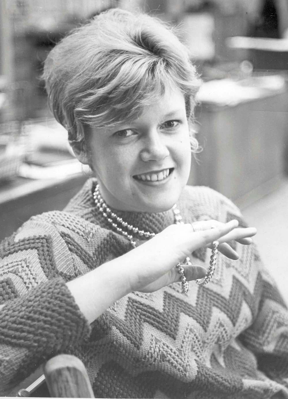 SUPPLIED
Melinda McCracken at the Winnipeg Free Press circa 1962.