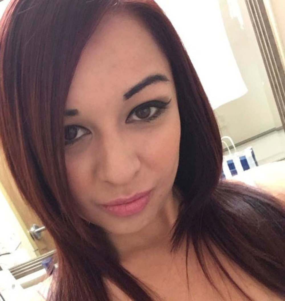 Christine Wood allegedly met Brett Overby online and used his phone to send Facebook messages the last night she was alive. (Supplied)