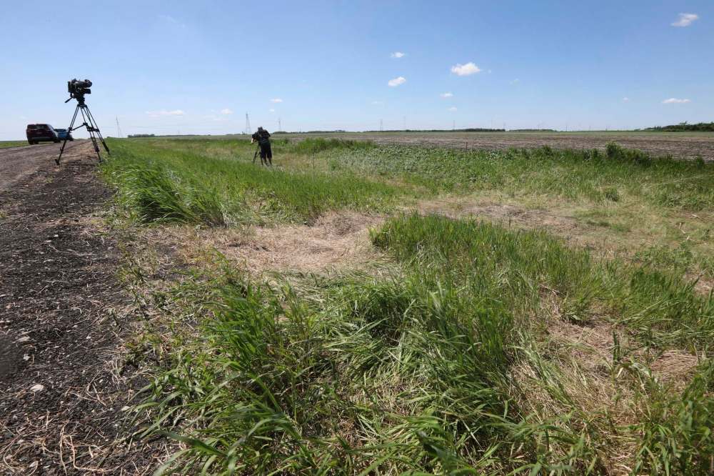 Christine Wood's remains were found in June 2017 in a ditch on west side of Spruce Road just south of Highway 15 in Springfield 10 months after she went missing. (Ruth Bonneville / Winnipeg Free Press files)