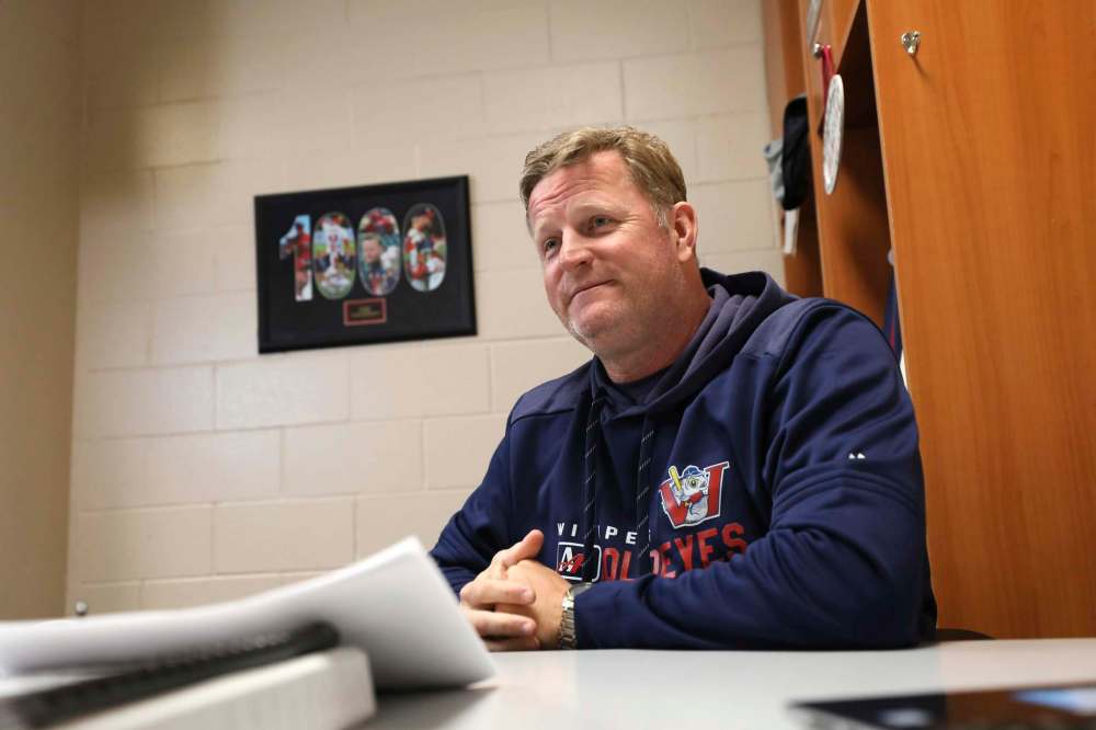 This is Rick Forney's 14th season as manager and 23rd season overall in Winnipeg. (Ruth Bonneville / Winnipeg Free Press)