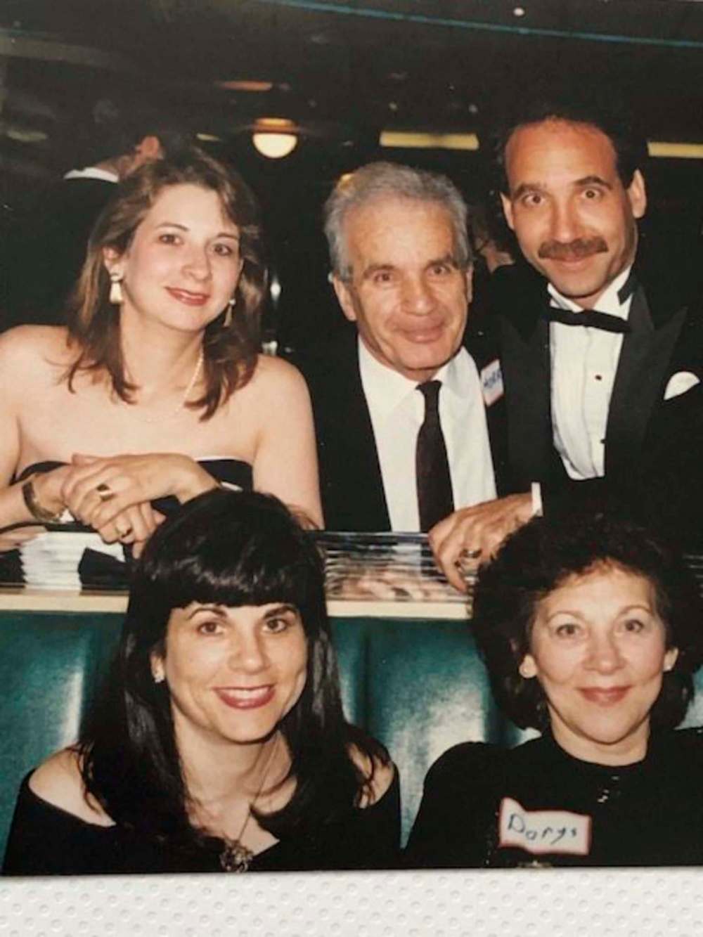 Gathering in 1990 to celebrate the 40th birthday of Les, top row right, were Tannis, front left, Dorys, front right; Glenda, top left, and Morris, top centre.