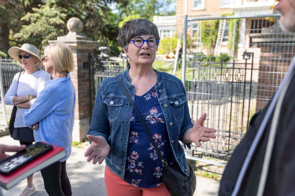 Community spokesman Christine Skene said neither she nor other neighbourhood activists — who locked arms and blocked an excavator from beginning demolition at the property last Friday — have heard from the owner in recent days. (Sasha Sefter / Free Press files)