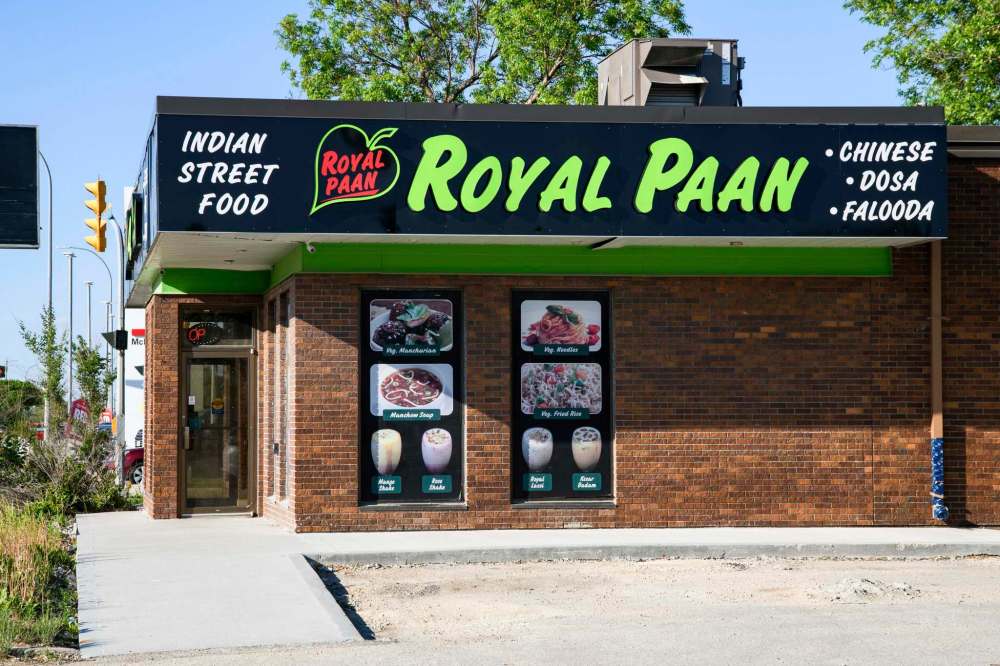 Royal Paan, located at 2419 McPhillips St., offers many varieties of Indian and Chinese comfort food.