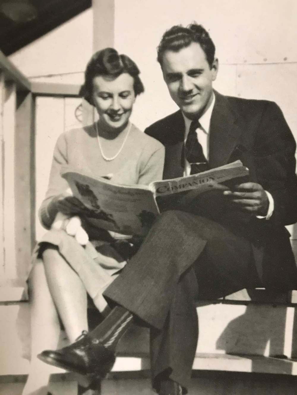 SUPPLIED
The couple at Favourable Lake, Ont., in the 1940s.