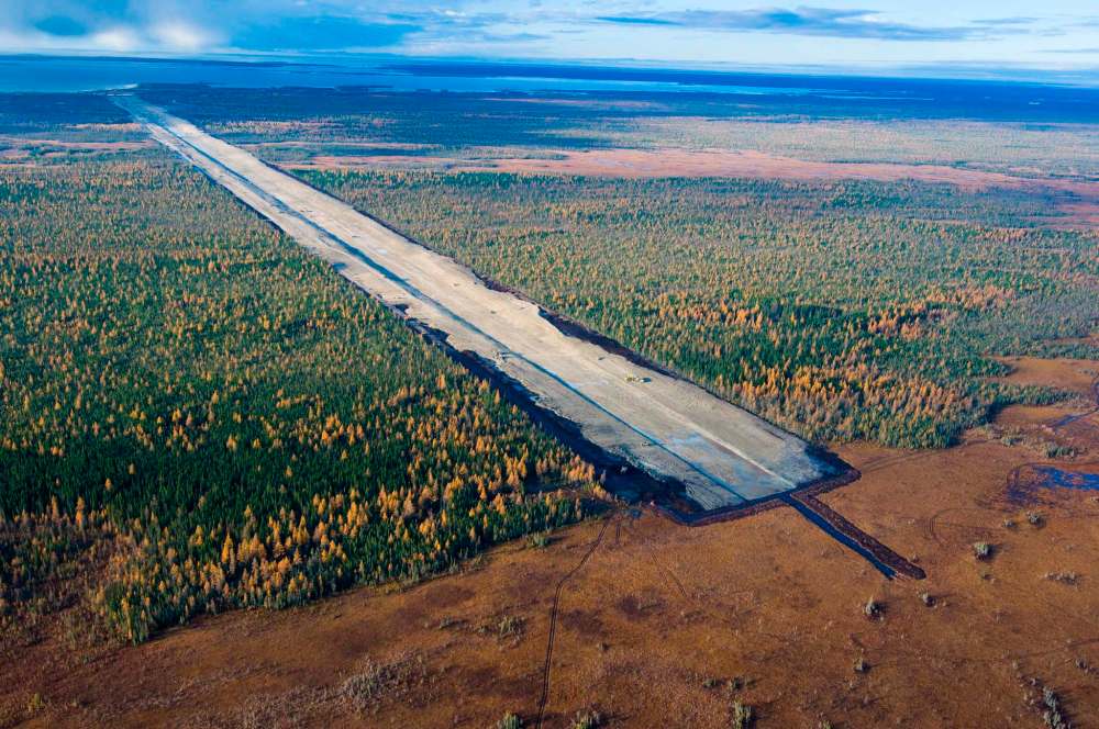 Province of Manitoba
Lake St. Martin channel in October, 2011.