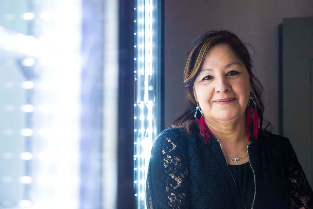 MIKAELA MACKENZIE / WINNIPEG FREE PRESS
Gina Smoke, Unifor’s Indigenous liaison, says her takeaway from the General Strike is how instrumental the women’s role was and remains in labour.