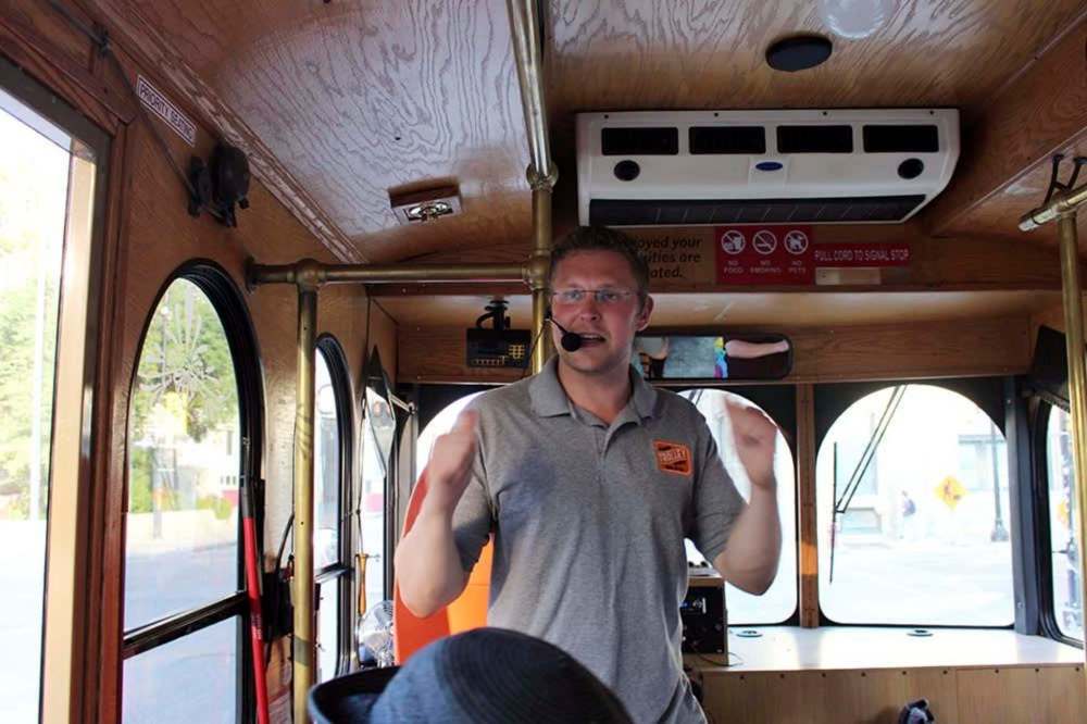 Supplied
Ben Gillies of Winnipeg Trolley Company provides a beer-centric history of Winnipeg en route to a stop on the Ale Trail.