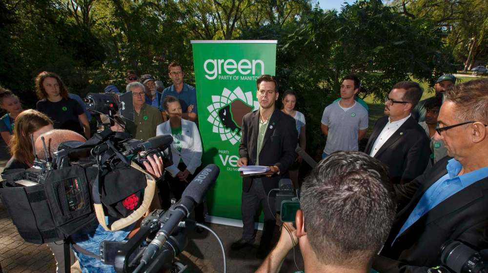 Leader James Beddome sketched out the broad strokes of the Greens