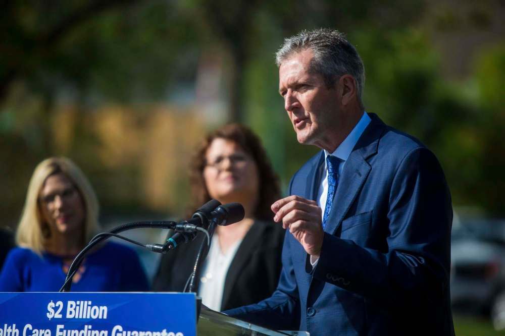 MIKAELA MACKENZIE / WINNIPEG FREE PRESS FILES
In 2016, Manitoba PC Leader Brian Pallister got more than half of all votes cast, a scenario that looks doubtful in this election.