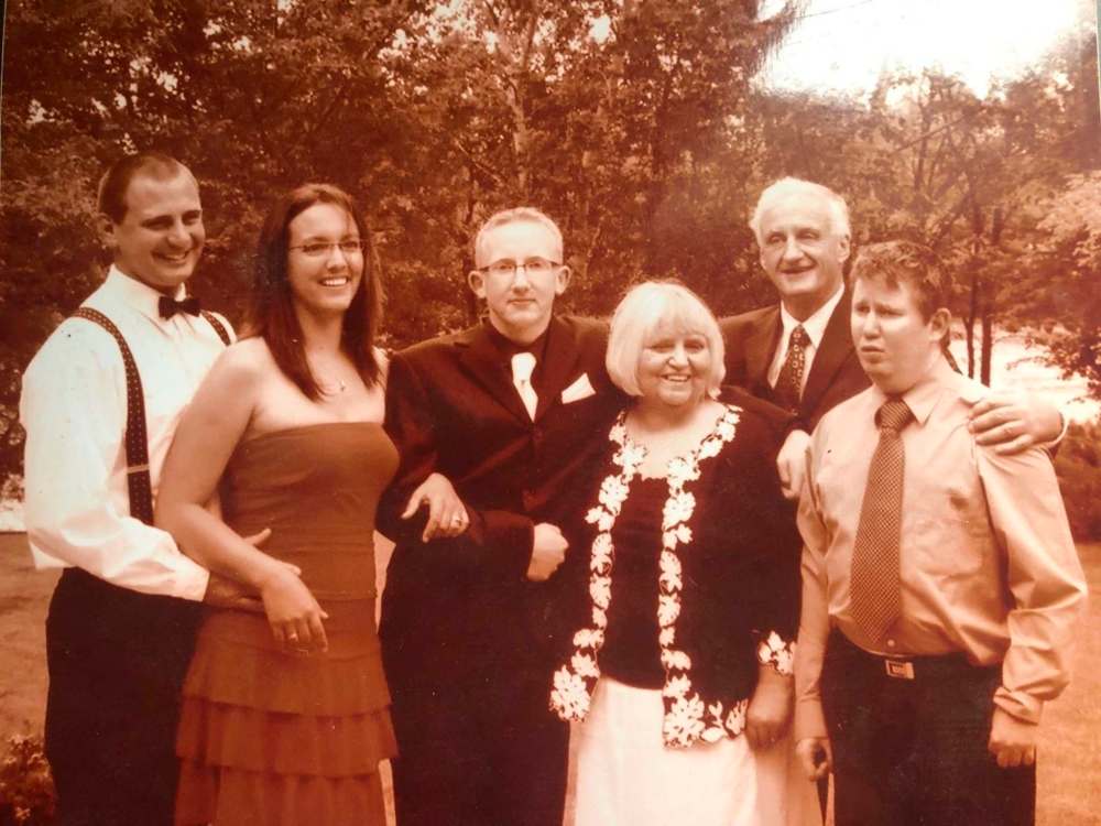 Supplied
Gwen Crawley’s son-in-law William (from left), daughter Caitlin, younger son Hugh, husband Harry and older son Joe