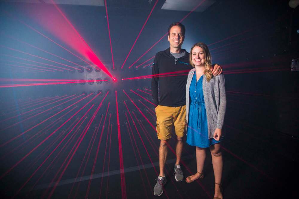 MIKAELA MACKENZIE / WINNIPEG FREE PRESS
Adam and Megan Schmidt own Activate, an amusement place that is visited by as many as 2,000 Winnipeggers every week.