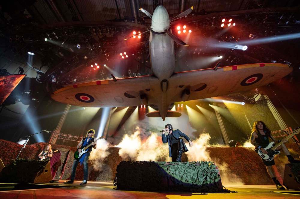 John McMurtrie / Iron Maiden
A Second World War fighter plane is one of the props Iron Maiden is travelling the world with on the Legacy of the Beat tour.