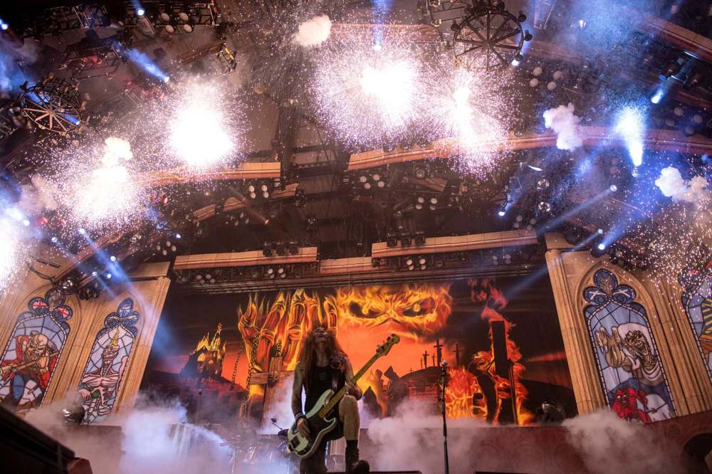 John McMurtrie / Iron Maiden
Bassist Steve Harris has led the band since its formation in 1975.