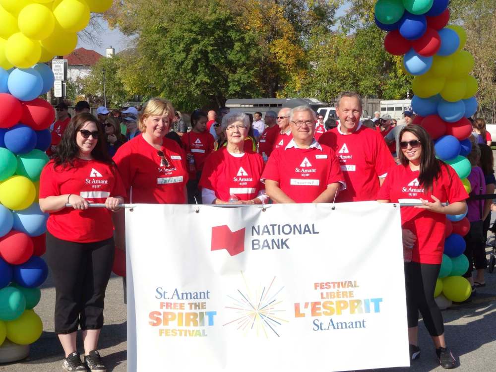 SUPPLIED
Margaret Guertin with other volunteers at the 2014 Free the Spirit Festival.