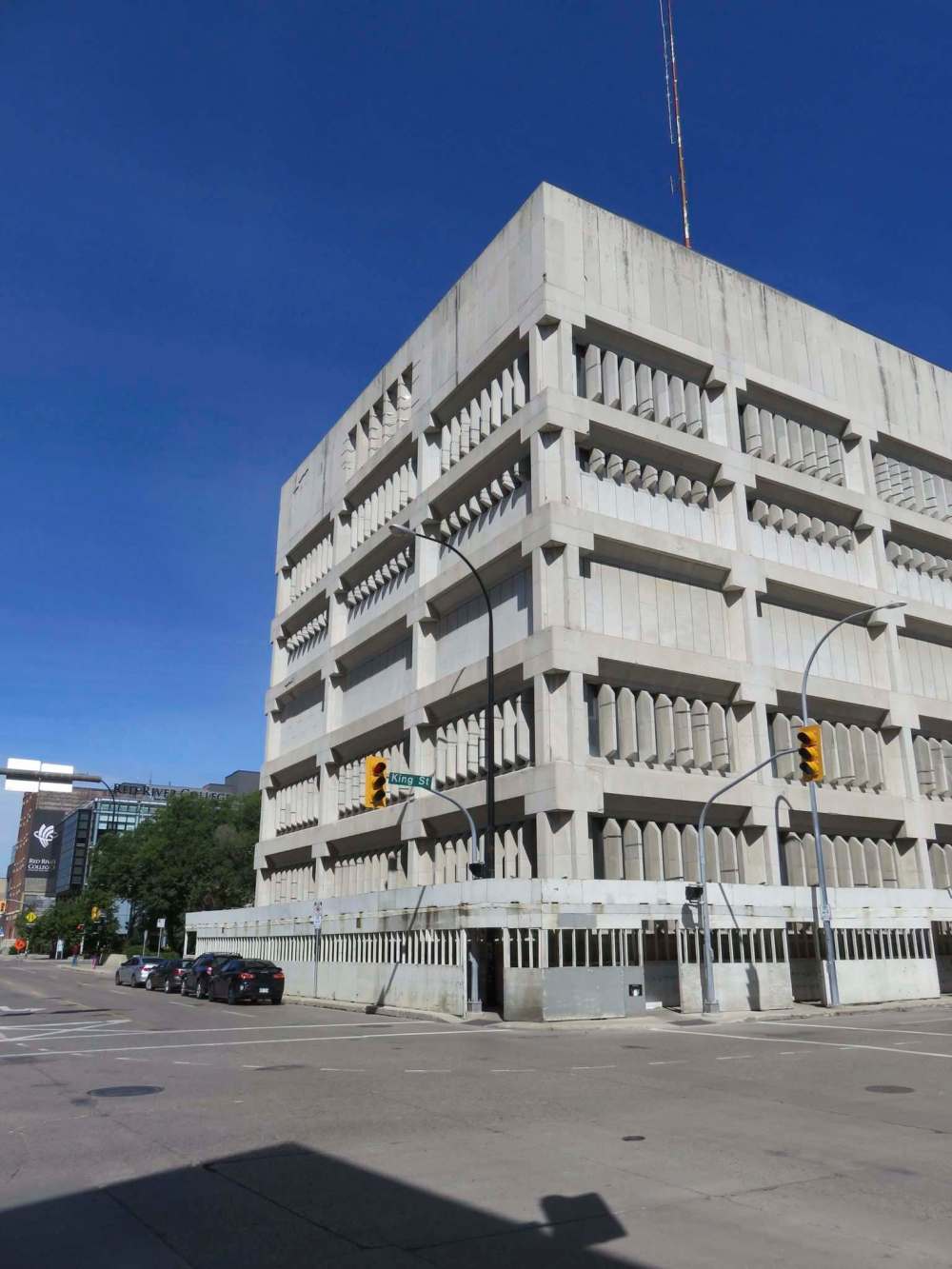 The Public Safety Building is being replaced by the Market Lands initiative.