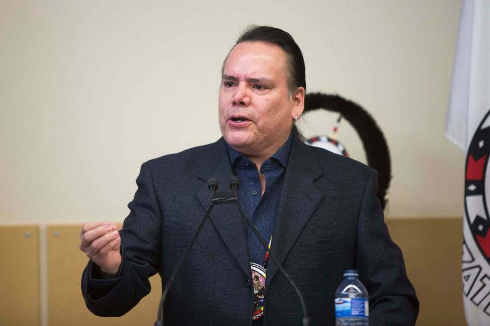 Grand Chief Garrison Settee of Manitoba Keewatinowi Okimakanak has pointed a finger at Canada Post, noting an increasing amount of opioids are being mailed to First Nations. (Mikaela MacKenzie / Free Press files)