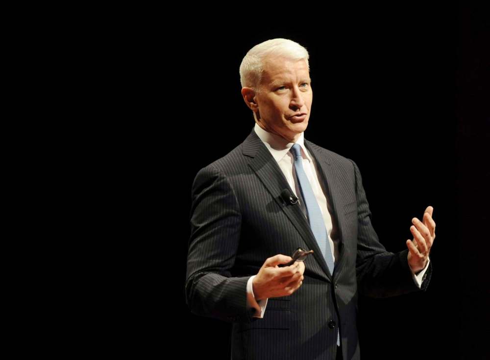 Don Campbell / The Herald-Palladium
American broadcast journalist Anderson Cooper visits Centennial Concert Hall on Sept. 15.
