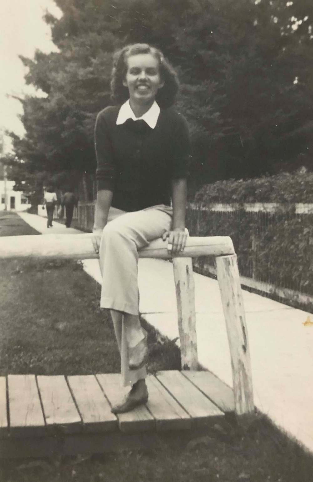 Supplied
Russell, pictured here in 1946, was a sporty woman her children describe as sociable and detail-oriented.