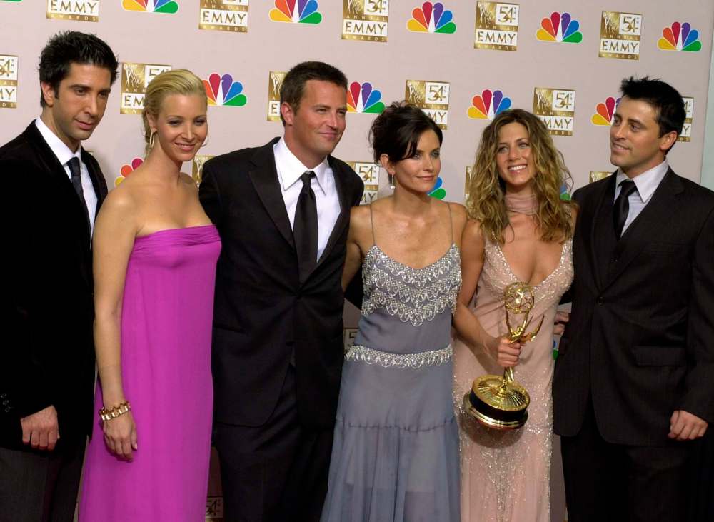 Friends won outstanding comedy series at the 54th Annual Primetime Emmy Awards in 2002. (/Reed Saxon / Associated Press files)