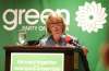 RUTH BONNEVILLE / WINNIPEG FREE PRESS
Elizabeth May, leader of the federal Green Party, speaks in Winnipeg on Saturday.