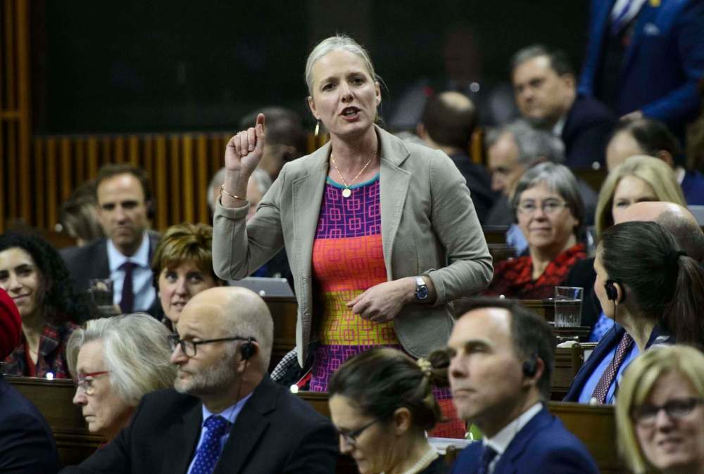 Sean Kilpatrick / The Canadian Press files
In the face of online threats, cabinet minister Catherine McKenna hired security to protect herself and her family.