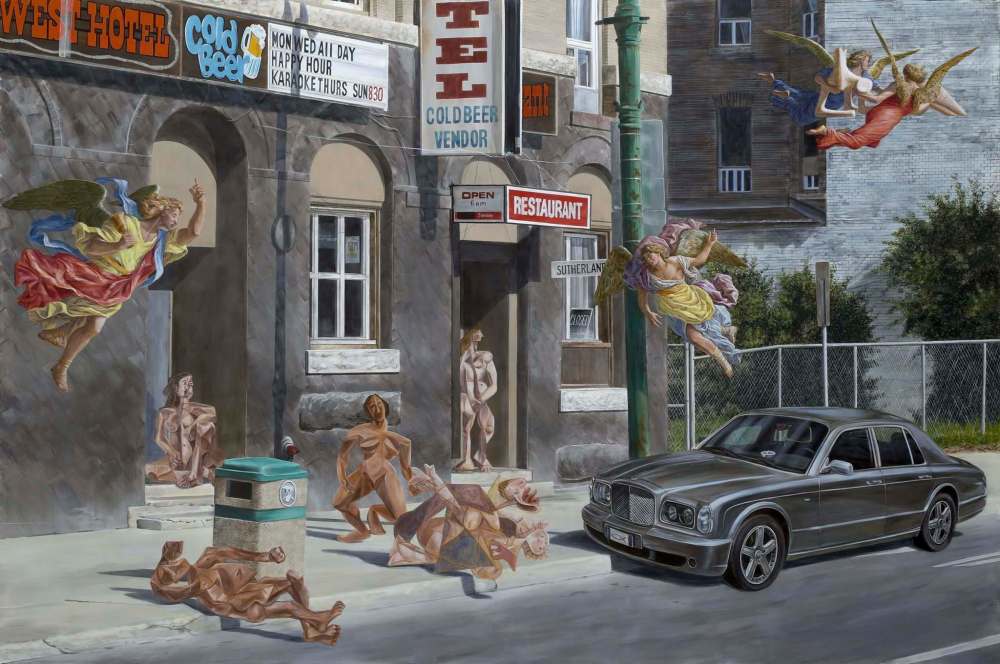 Le Petit dejeuner sur l’herbe, 2014, by Kent Monkman