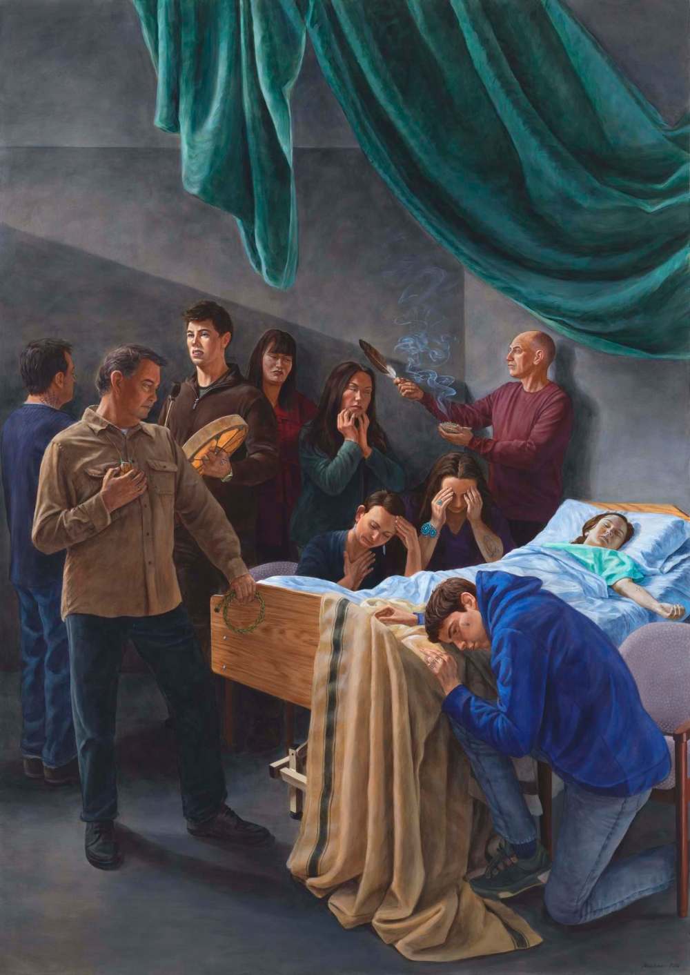 Collection of Donald R. Sobey
Death of the Virgin (After Caravaggio), 2016, by Kent Monkman