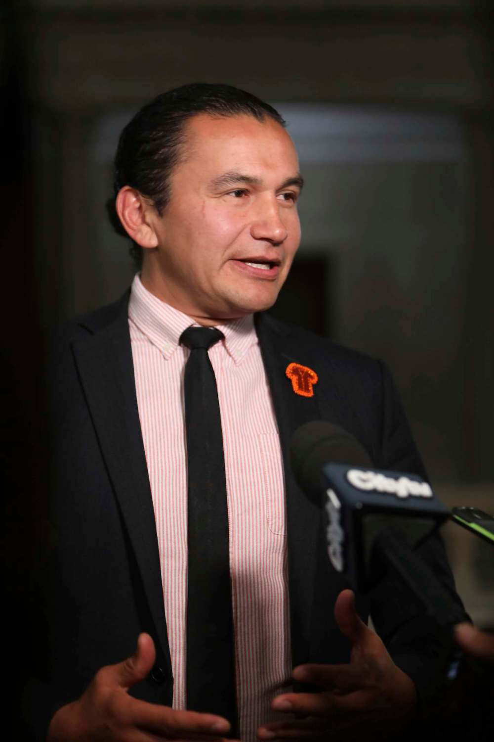 NDP Leader Wab Kinew complained during legislative committee hearings this week cutting 2,000 civil service jobs has an adverse impact on the economy. (Ruth Bonneville / Free Press files)