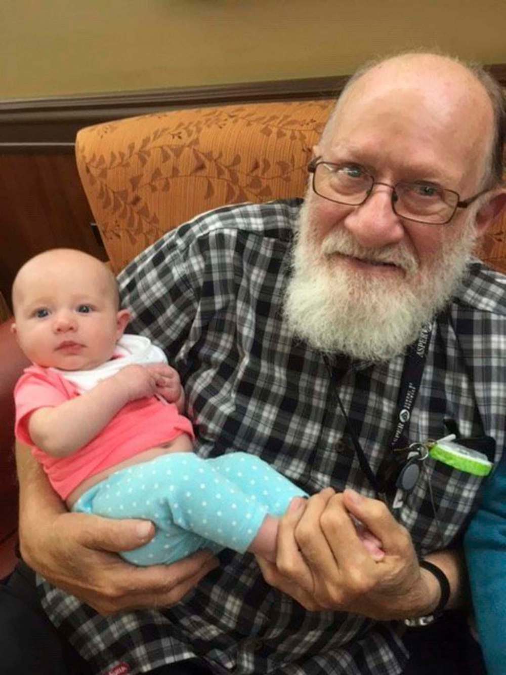 SUPPLIED
Bell and his great granddaughter Nora.