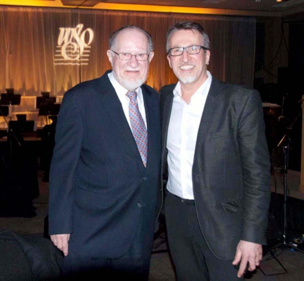 SUPPLIED
Bell and his son Steve, an award-winning Christian musician.