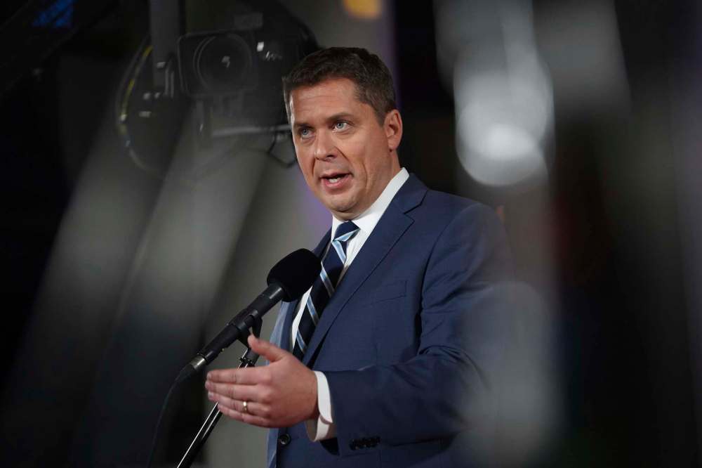 Andrew Scheer made sweeping complaints, saying