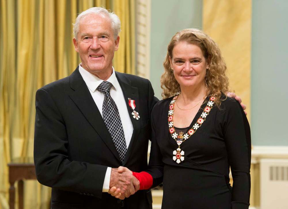 Gov. Gen. Julie Payette invests Albrechtsen as a Member of the Order of Canada Jan. 24, 2018.