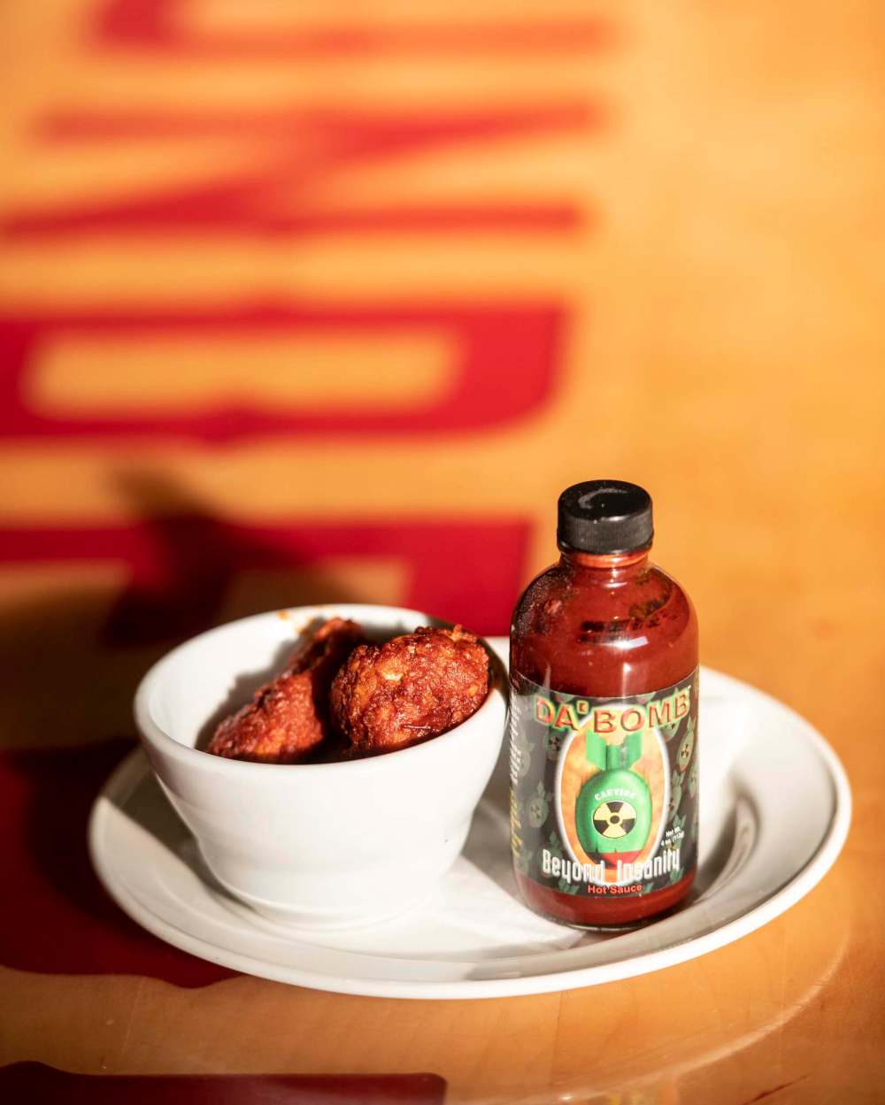 Underdog’s Da Bomb wings are so hot, a serving is two.
