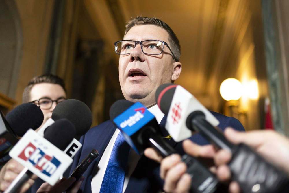 Saskatchewan Premier Scott Moe has suggested that half of all the money set aside for equalization be rebated back to provinces based on population, regardless of the relative size and performance of their economies. (Michael Bell / Canadian Press files)