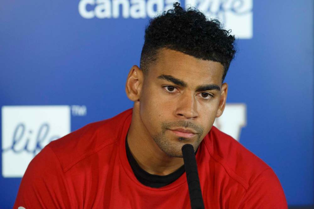 Even if Andrew Harris is telling the truth about unknowingly taking an anabolic steroid as part of a tainted supplement, he will still likely spend what's left of his career fending off detractors. (Mike Deal / Winnipeg Free Press files)