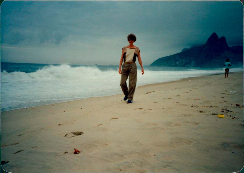 Supplied
Margaret Kentner travelling in the mid-1990s.