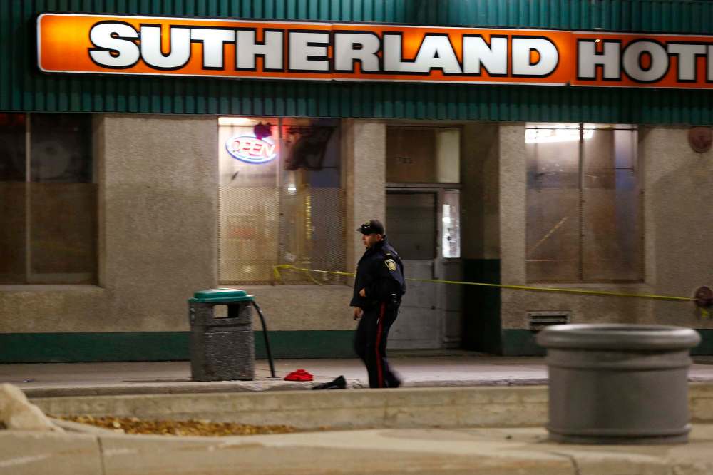 Justin Holz was convicted last Wednesday of killing Severight on Main Street near the Sutherland Hotel. (John Woods / Free Press files)