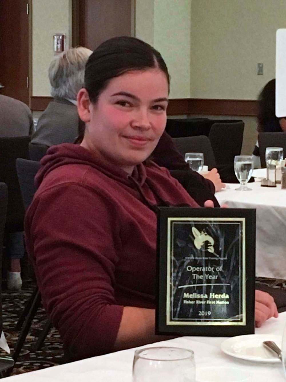 SUPPLIED
Melissa Herda was named Operator of the Year at a First Nations water symposium in Winnipeg.