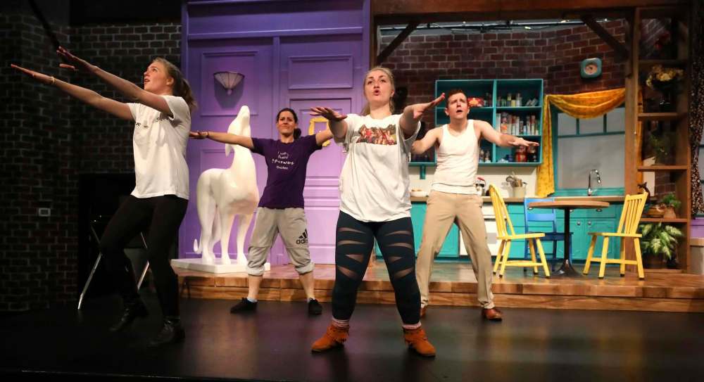 RUTH BONNEVILLE / WINNIPEG FREE PRESS
ENT - Celebrations Dinner Theatre -“Best of Friends”
Rehearsal photos of cast (not in costume) on stage at Celebrations Dinner Theatre for their upcoming show “Best of Friends” opening Friday.
Reporter: Frances Koncan
Nov 13th, 2019
