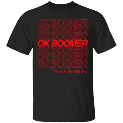 The ‘OK, Boomer&rsquo; phrase has spawned popular merchandise.
