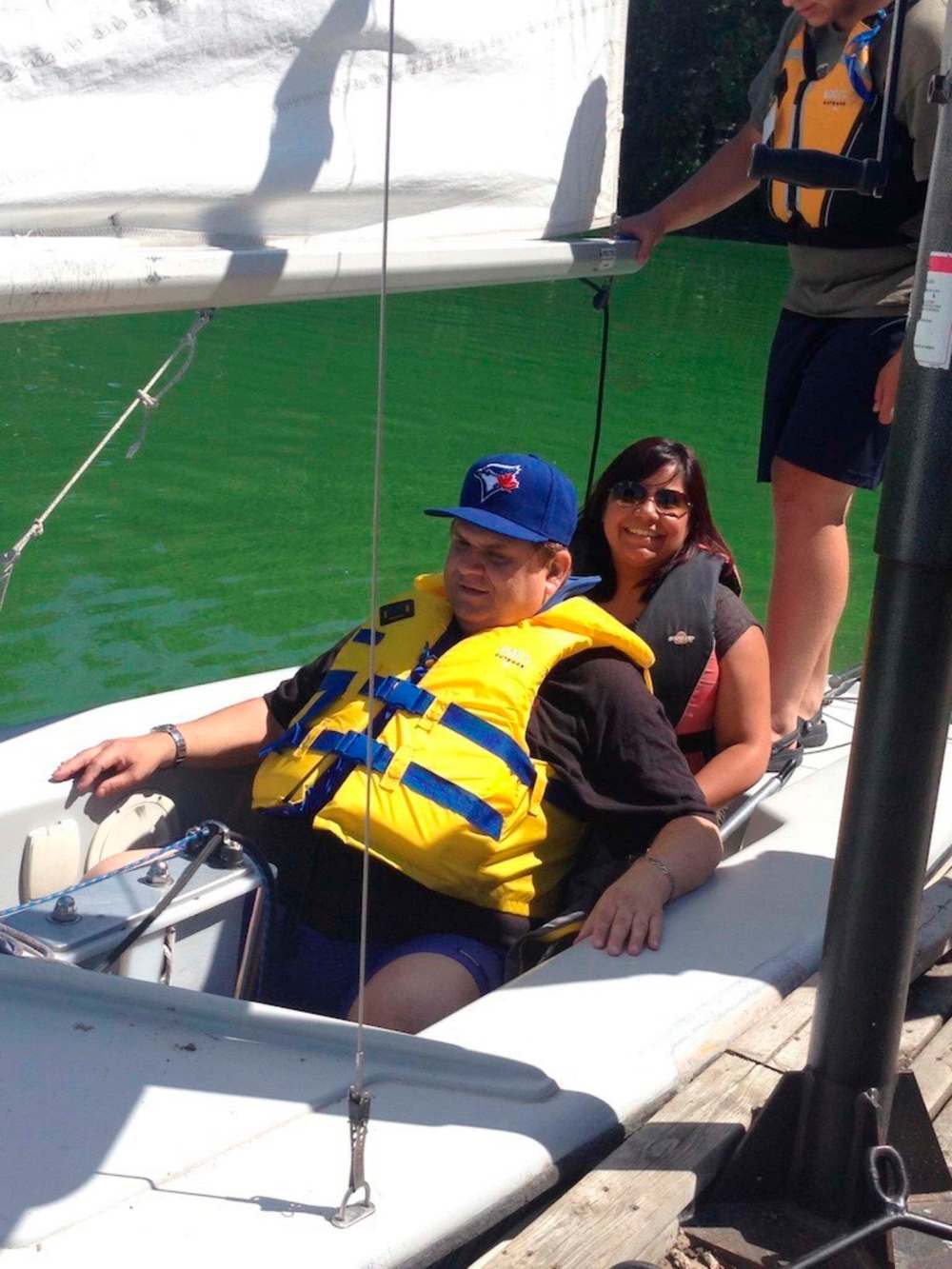 Supplied
Hobson wanted to go sailing, so he did.