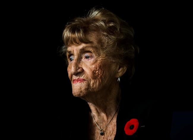 Holocaust survivor Rose Lipszyc poses for a photograph in Toronto on Tuesday, November 5, 2019. Lipszyc is featured in a new documentary called