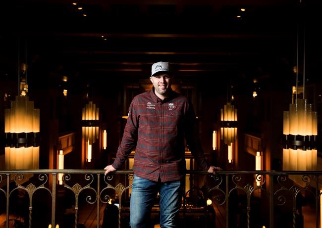 Canadian alpine skier Manuel Osborne-Paradis poses for a photograph in Toronto on Tuesday, November 5, 2019. THE CANADIAN PRESS/Nathan Denette