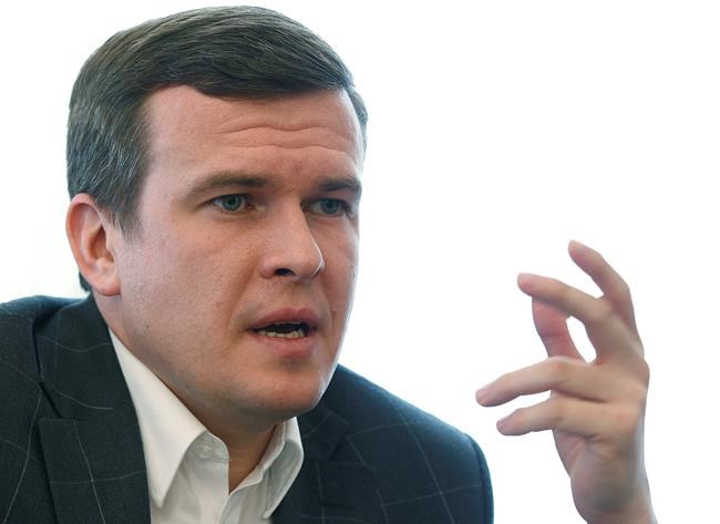 FILE - In this March 18, 2019, file photo, Poland's Sports Minister Witold Banka gestures during an interview in Warsaw, Poland. The incoming leader of the World Anti-Doping Agency asked for more money. The International Olympic Committee said `yes.’ It was a fitting entrée for Banka, the incoming president of WADA who promised he would not tolerate cheating or manipulations, and that “the new future of anti-doping starts today.” Then, in an audacious pronouncement, he called upon sports leaders, governments and private companies to contribute to a cause he portrayed as massively underfunded. (AP Photo/Czarek Sokolowski, File)