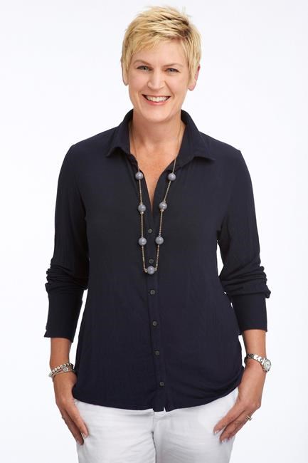 This undated photo provided by NBC shows Molly Solomon. Molly Solomon began her career at NBC Sports as a researcher for its Olympics coverage. Nearly 30 years later, she will lead its coverage. NBC announced on Tuesday, Nov. 19, 2019, that it has promoted Solomon to executive producer and president of the network’s Olympics unit, becoming the first woman to be an executive producer for a network sports division. (Virginia Sherwood/NBC via AP)